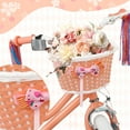 thumbnail image 4 of GLAF 14 in Kids Bicycle, Girls' Bike with Training Wheels, Streamers & Basket - Perfect for Ages 2-9, Orange, 4 of 16
