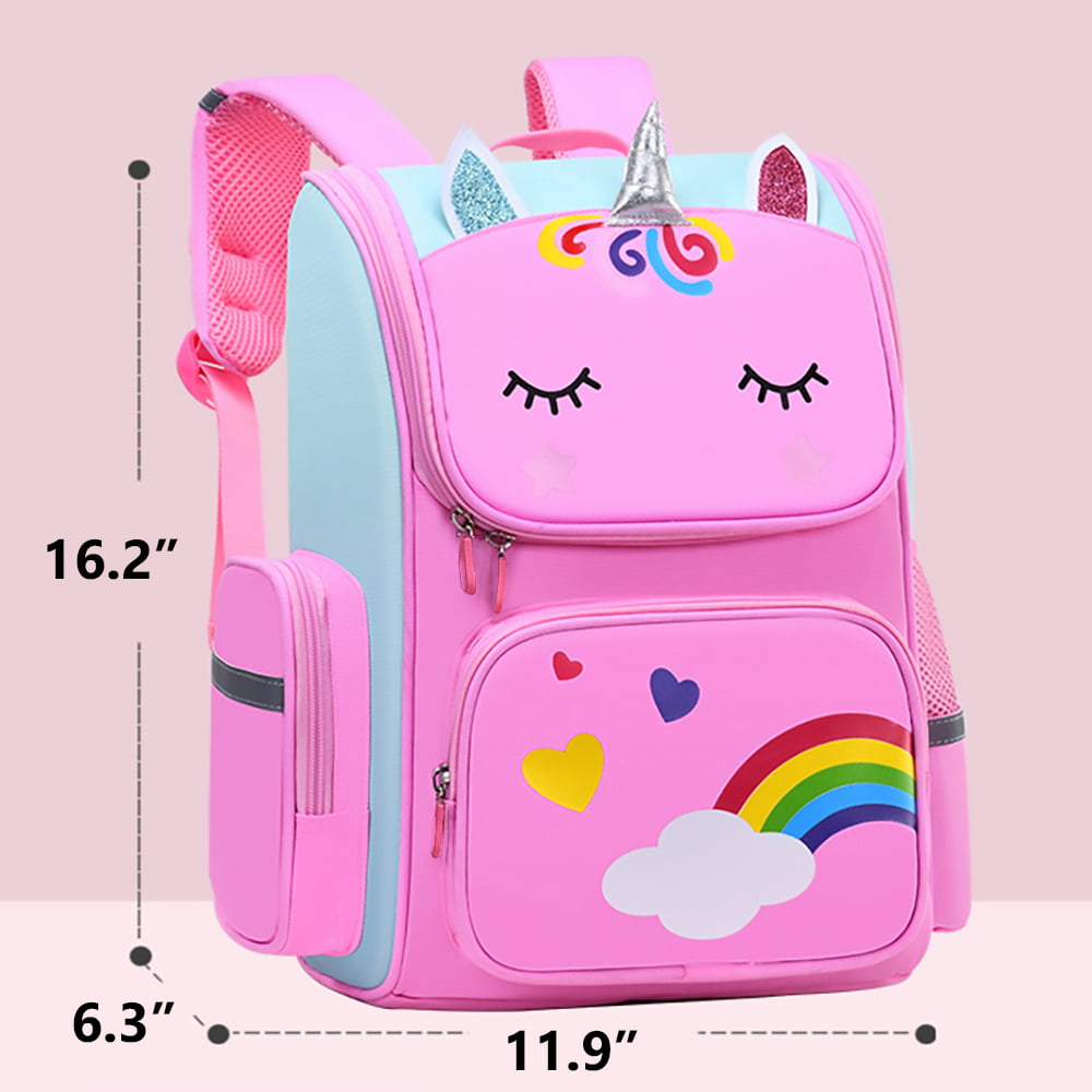 Cartoon 3D Creative Unicorn Primary Children School Bags Girls Cute Kids  Backpack Light weight Waterproof Schoolbags+pencil case - AliExpress