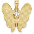 thumbnail image 3 of 14K Yellow Gold w/Multi-Color Enamel Butterfly Charm - 20.7mm, 3 of 6