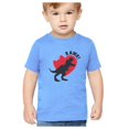 thumbnail image 1 of Tstars Boys Unisex Valentine's Day Rawr Dinosaur Kids T Shirt, 1 of 7