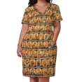 thumbnail image 3 of Iconografía ortodoxa: Madre de Dios Bogoroditsa Vestido suelto con bolsillo mono de verano para mujer vestido para niña, 3 of 7