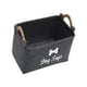 thumbnail image 5 of Organizador de juguetes para perros, cesta rectangular para artículos de cachorros, para ropa de mascotas, mantas Negro, 5 of 8