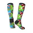 thumbnail image 5 of Lsque Mario Printed Crew Socks Men's Women's LightWeight Thin Casual Calf Socks ,Knee High Socks,Cotton Socks, 5 of 9