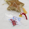 thumbnail image 4 of Bola de plástico transparente de cinco estrellas para colgar en el árbol de Navidad, 4 of 10