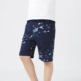 thumbnail image 2 of Odeerbi 5-13 Años Niños Bermudas Deportivas de Verano Bonito Estampado Entrenamiento Atlético Pantalones Cortos de Algodón Transpirable Pantalones Cortos Informales, 2 of 9