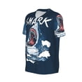 thumbnail image 6 of Fotbe Shark Baseball Jersey Shirt for Men and Women, Casual Short Sleeves Button Down T-Shirt-3X-Large, 6 of 9