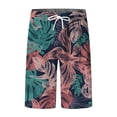 thumbnail image 3 of Men Swim Trunks Bathing Suit Compression Liner Beach Board Shorts Swimsuit Quick Dry Pink XXL, 3 of 4