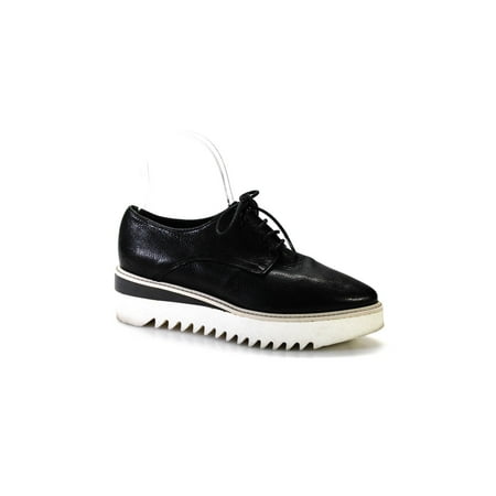 

Pre-owned|Gadea Women s Leather Lace Up Oxfords Black White Size 6.5