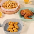 thumbnail image 5 of Air Fryer Silicone Liners, Airfryer Liners Kitchen Reusable Baking Basket Square Airfryer Liners for 4-6 QT, 5 of 5