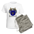 thumbnail image 5 of CafePress - Mckinney Coat Of Arms Women's Light Pajamas - Women's Short Sleeve Print T-Shirt and Pants Light Cotton Pajama Set, 5 of 7