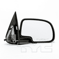 thumbnail image 2 of For Chevy Silverado 3500 HD 1999-2007 Door Mirror Passenger Side | Manual | Non-Heated | Chrome | Replacement For 25876715 | GM1321208, 2 of 4