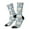 2 Black-2, variant on Funny Cute Healthy Teeth Pattern Sport Socks for Women and Men Crew Socks Sporty Calf Socks Casual Socks