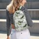 thumbnail image 5 of Balery green plaid Moose tree Mochila Clásica Impresa Básica para Viaje, Mochila Escolar Resistente al Agua, Mochila de Lona con Correas Ajustables-Small, 5 of 5