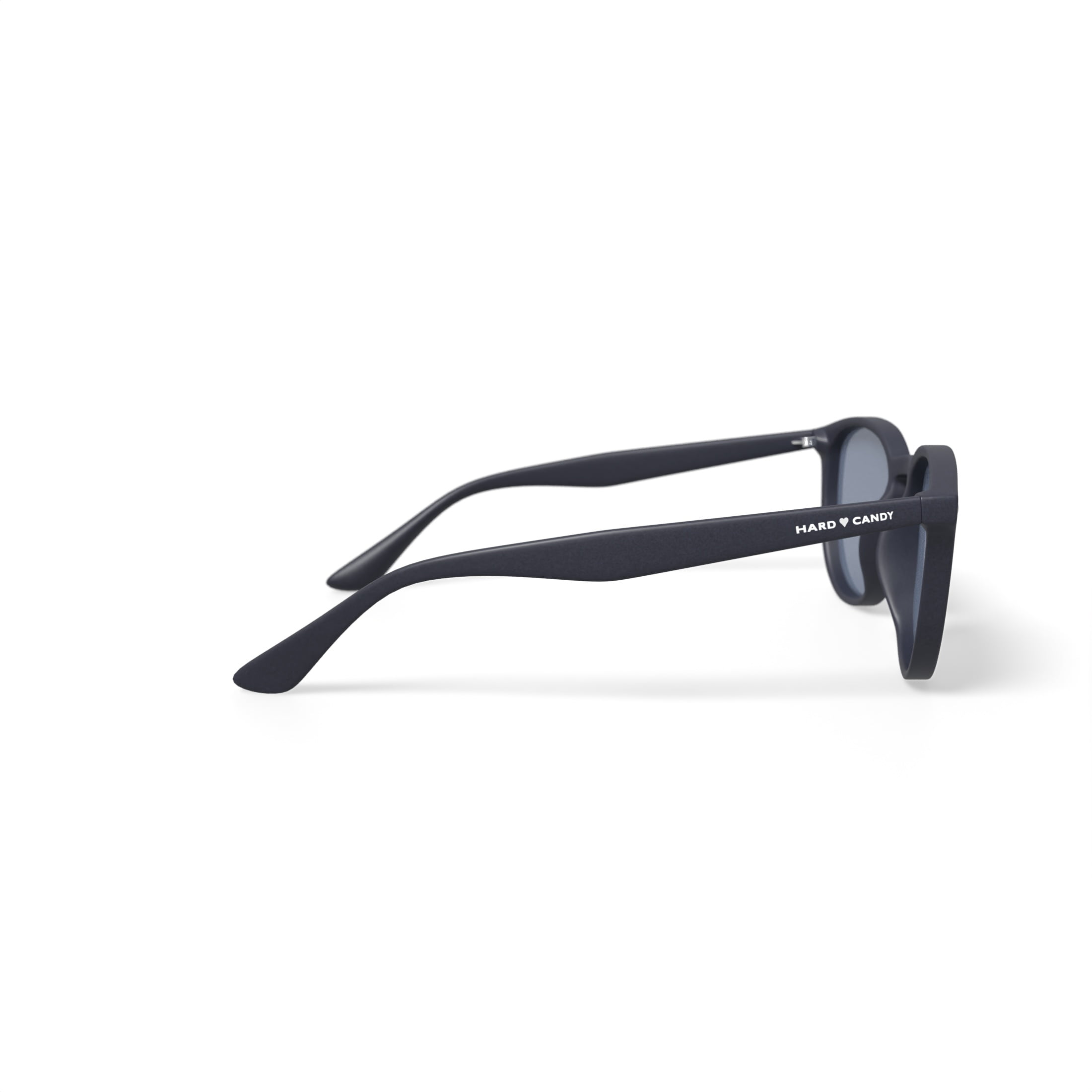 Hard Candy Womens Rx'able Sunglasses, Hs20, Matte Black, 52-20-145, with Case