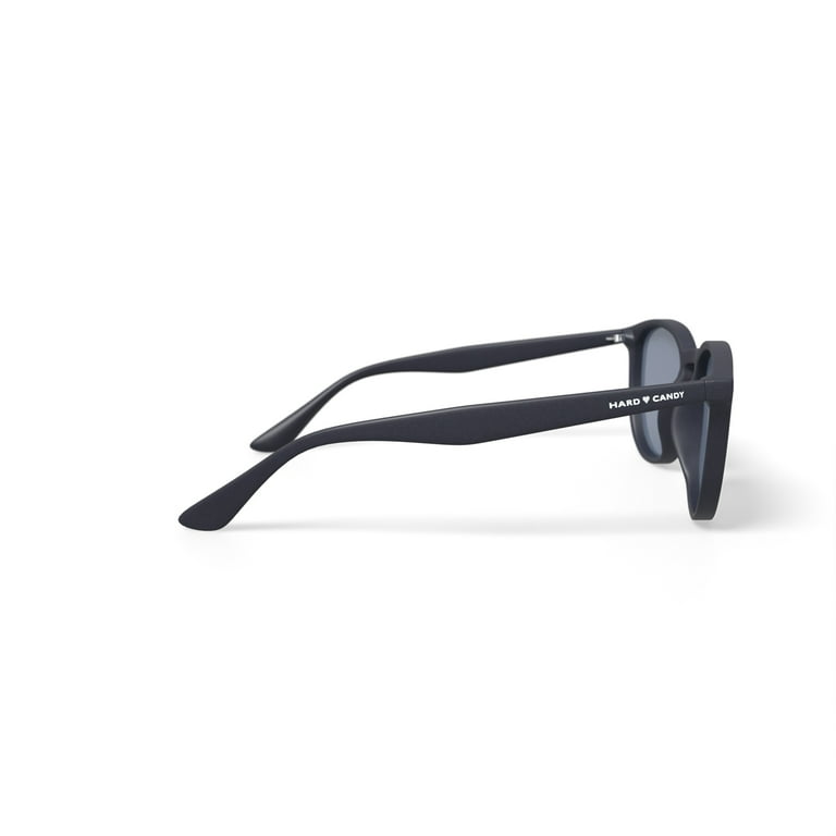 Hard Candy Womens Rx'able Sunglasses, Hs20, Matte Black, 52-20-145