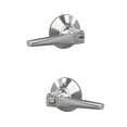 thumbnail image 2 of SCHLAGE F51A ELR 625 PLY Eller Lever with Plymouth Trim Keyed Entry Lock, Bright Chrome, 2 of 5