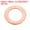 Copper 10mm x 16mm x 1mm, variant on Uxcell 80 Pcs 6mm x 18mm x 1mm Copper Flat Washers Screw for Bolt