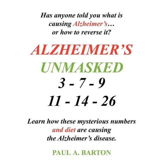 Alzheimer's Unmasked, (Hardcover)