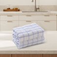 thumbnail image 4 of Blecry Blue scouring pad/dishcloth/cleaning cloth/tablecloth, non-stick, lint-free, pure cotton.,Cotton Weave Kitchen Dish Cloths Soft Absorbent Quick Drying Dish towels, 4 of 4