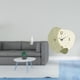 thumbnail image 2 of Escultura de pingüino,Escultura de pingüino,decoración nórdica para el hogar,Reloj de pared,Reloj de pared silencioso,reloj de pared nórdico,decoración para el hogar,Relojes decorativos, 2 of 8