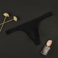 thumbnail image 2 of Ediodpoh sous-Vêtements Exotiques pour Hommes String Taille Basse sous-Vêtements Confortables Tenue Quotidienne pour la Maison Plein Air Randonnée Décontracté Doux Respirant Léger Design sous-Vêtements pour Hommes Noir TTTG, 2 of 3