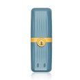 thumbnail image 1 of Estuche para cepillos de dientes Montado en la pared Contenedor de pasta de dientes simple Herramienta sanitaria multifuncional a prueba de polvo para el hogar Viajes de negocios Escuela azul oscuro Inevent HA028147-04, 1 of 7