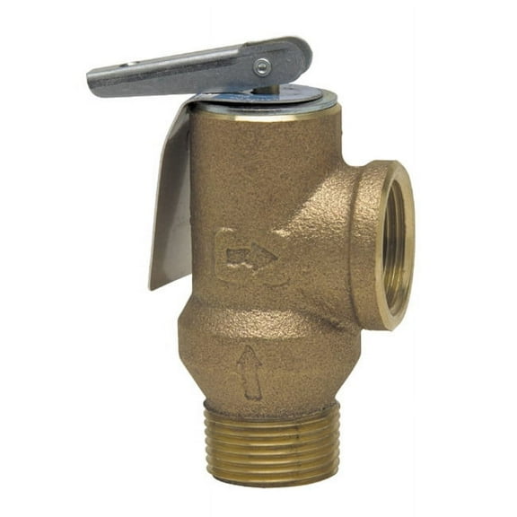 Watts Regulator 0011917 Bronze 2-Port 3/4" Pressure Relief Valve, 150 psi