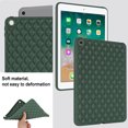thumbnail image 7 of Allytech Case for iPad 9th/8th/7th Generation 10.2" 2021/2020/2019, Slim Luxury Diamond Pattern [Camera Protection] Shockproof Soft TPU Back Case - Green, 7 of 7