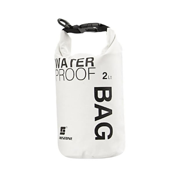 Bolsa impermeable de 10L para seco, bolsa para campamento, kayak, Rafting, canoa, canotaje, 2L shamjiam Bolsa 2L Dry impermeable bolsa para Camping canotaje Kayak Pesca Rafting Piragüismo Blanca