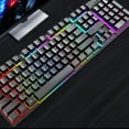 The Stuff Keyboard T Wolf TF200 Wired Luminous Keyboard And Set Gaming ...