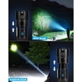 thumbnail image 6 of Rechargeable LED Flashlights High Lumens, 990000 Lumens Super Bright Flashlight with 7 Modes & Waterproof, Powerful Handheld Flashlight for Camping Emergencies, 6 of 8