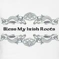 thumbnail image 3 of CafePress - Bless My Irish Roots Women's Light Pajamas - Women's Short Sleeve Print T-Shirt and Pants Light Cotton Pajama Set, 3 of 7
