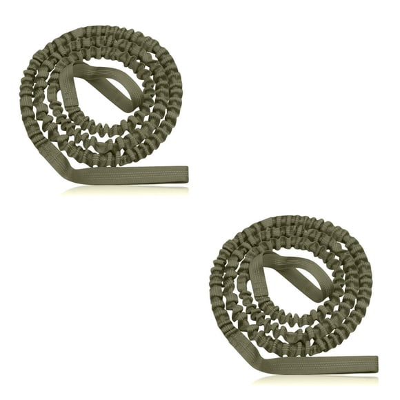 Eigraketly Cuerda de remolque elástica para montar en bicicleta, accesorio de cuerdas elásticas para ciclismo, equipo de correa de tracción Verde 2piezas