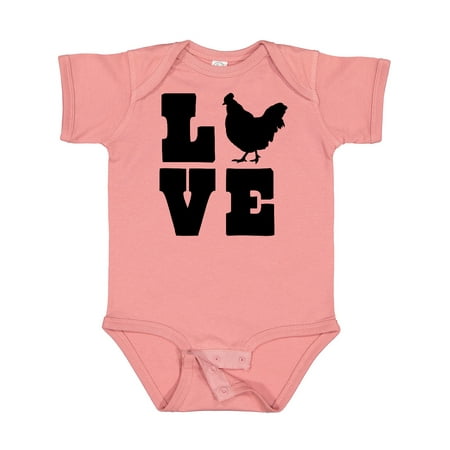 

Inktastic Love Chickens Gift Baby Boy or Baby Girl Bodysuit