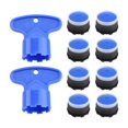 thumbnail image 1 of 8 Pack M18.5 Aerator and 2 Wrench, Outlet Filter, Faucet Aerator, Anti-Splash Head, Suitable for Kitchen Bathroom Faucets, 1 of 5