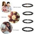 thumbnail image 5 of Hombres Mujeres Piedra Natural Lava Rock Difusor Pulsera Elástica Yoga Ágata Cuentas Pulsera Brazalete, 5 of 5