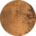 thumbnail image 1 of Ahgly Company Indoor Round Oriental Orange Industrial Area Rugs, 8' Round, 1 of 4