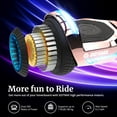 thumbnail image 5 of Gotrax GLIDE PRO Hoverboard with Bluetooth Speaker, 6.5 inch Wheels and LED lights, 36V 2.6A Lithium-Ion Battery up 5miles, Dual 200W Motor up 6.2Mph, 5 of 8