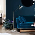 thumbnail image 3 of Renwil Troilus Modern Floor Lamp in Matte White and Brass, 3 of 3