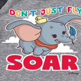 thumbnail image 3 of Disney - Dumbo - Don't Just Fly SOAR - Toddler & Youth Raglan Graphic T-Shirt, 3 of 5