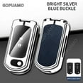 thumbnail image 3 of For Mazda C 2/3 button key case CX-5 CX5 CX-7 CX-9 2 3 6 Axela Atenza 2014 2015 2016 Zinc alloy+leather Car Key Case Cover, 3 of 21