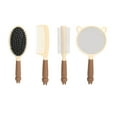 thumbnail image 2 of Comb Set, 4PCS Set Scalp Massage Hair Brush Comb Set Plastic And Rubber For Business Trip, 2 of 5