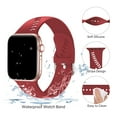 thumbnail image 7 of Bandiction Cute 3 Pack Sport Bands Compatible with Apple Watch Band 41mm 40mm 38mm,Soft Silicone Sport Wrist Strap Compatible with iWatch SE Series 7 6 5 3 2 1, 7 of 7