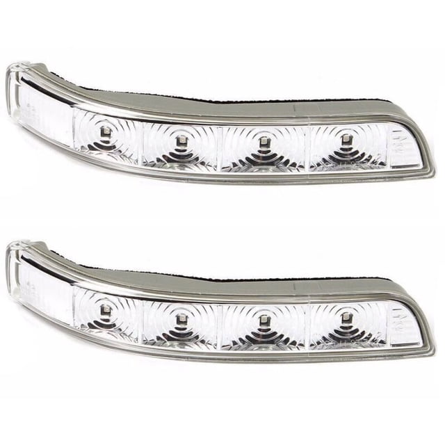 2X 876232P000 Lámpara de espejo lateral Luz de señal de giro Un LED para Sorento 2009-2014 Pasajero (Lado derecho)