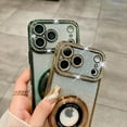 thumbnail image 5 of TECH CIRCLE for iPhone Air Magnetic Case, [Compatible with Magsafe][Built-in Camera Lens Protector] Glitter Bling Card & Soft TPU Diamonds Bumper Protection Cover for Women Girls,Darkgreen, 5 of 10