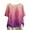 Purple, variant on Linen Tops for Women Plus Size 3/4 Sleeve Dandelion Graphic Print Crewneck Vintage Blouse Shirts Tops