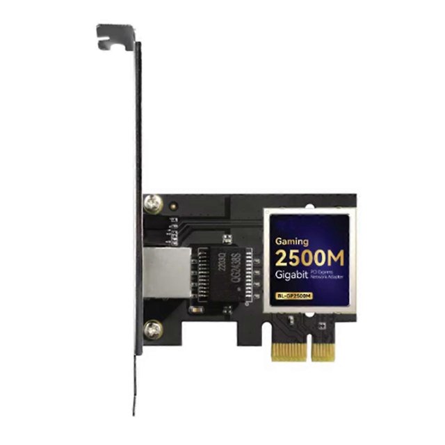 2.5G PCI-E to RJ45 Wired Network Card 2500Mbps 2.5Gbps Ethernet LAN Controller Adapter for Linux Computer Game