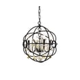 thumbnail image 1 of Elegant Lighting Geneva 17" 4 Light Royal Crystal Pendant Lamp, 1 of 9