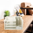 thumbnail image 3 of Desktop Files Holder Multi-layer Table Organizer Multi-use Desk Organizer Office Supply, 3 of 9