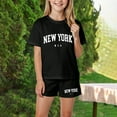 thumbnail image 2 of Toddler Girls Summer Outfit Cotton Top and Shorts Clothing Set Girls Summer Set 2-12 Years,7-8 Years, 2 of 4
